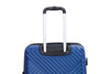 Expandable 3PC Lightweight Suitcase with Hooks, Spinner Wheels, TSA Lock - Blue (21/25/29)