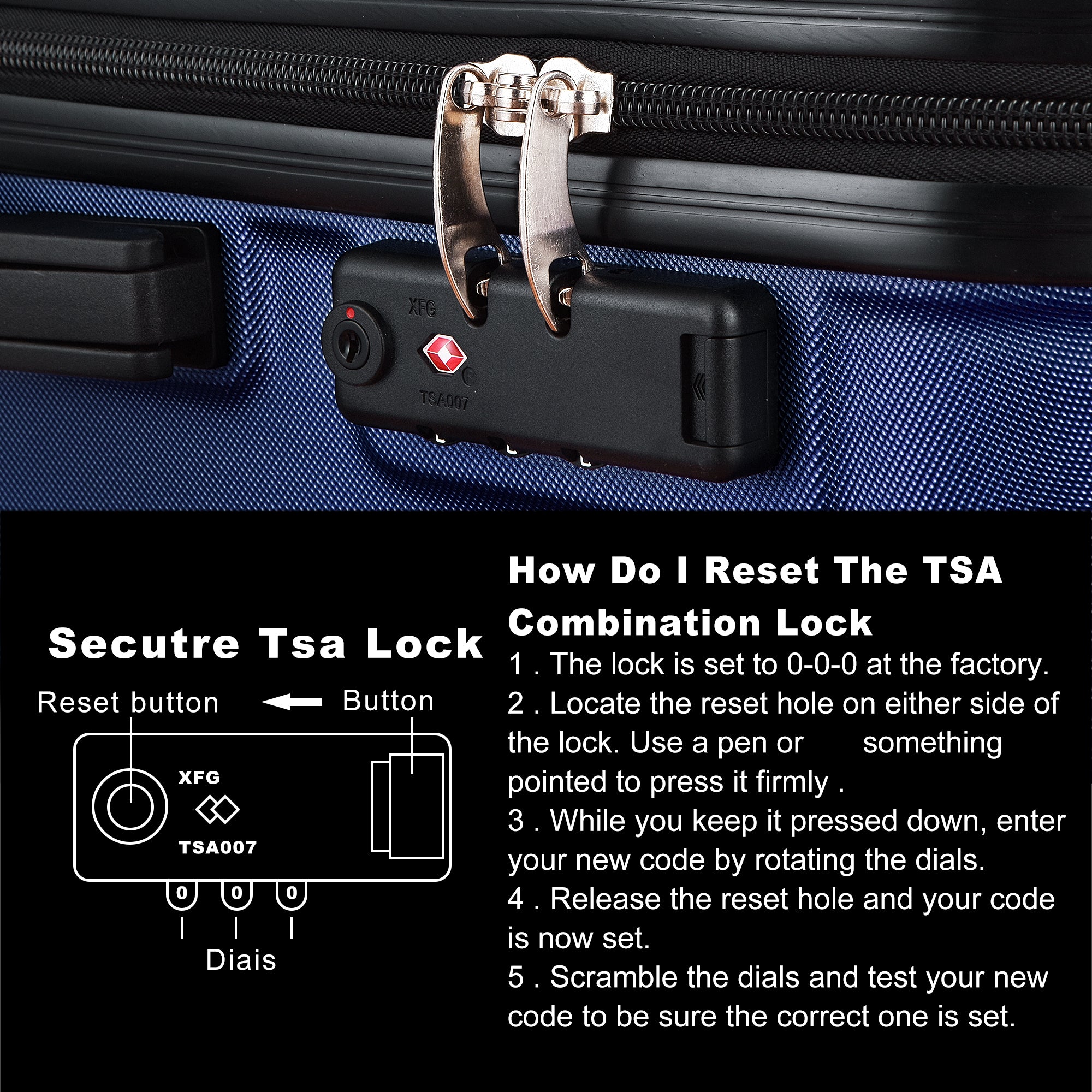 "Expandable Suitcase Set with TSA Lock Spinner - 3 Piece Luggage Collection in PC+ABS Material - Carry On 20in 24in 28in - Various Colors Available"