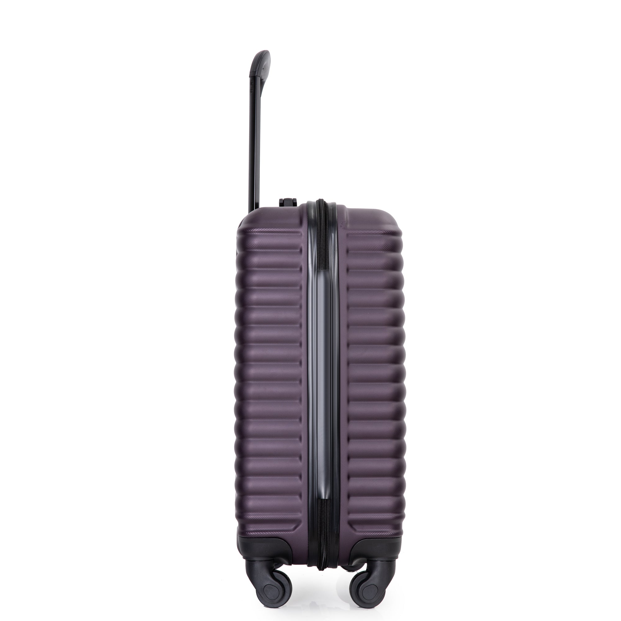 20" Carry on Luggage Lightweight Spinner Suitcase, Purple, Easy Mobility