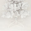 7.5FT White Slim Artificial Christmas Tree - Foldable Metal Stand Included