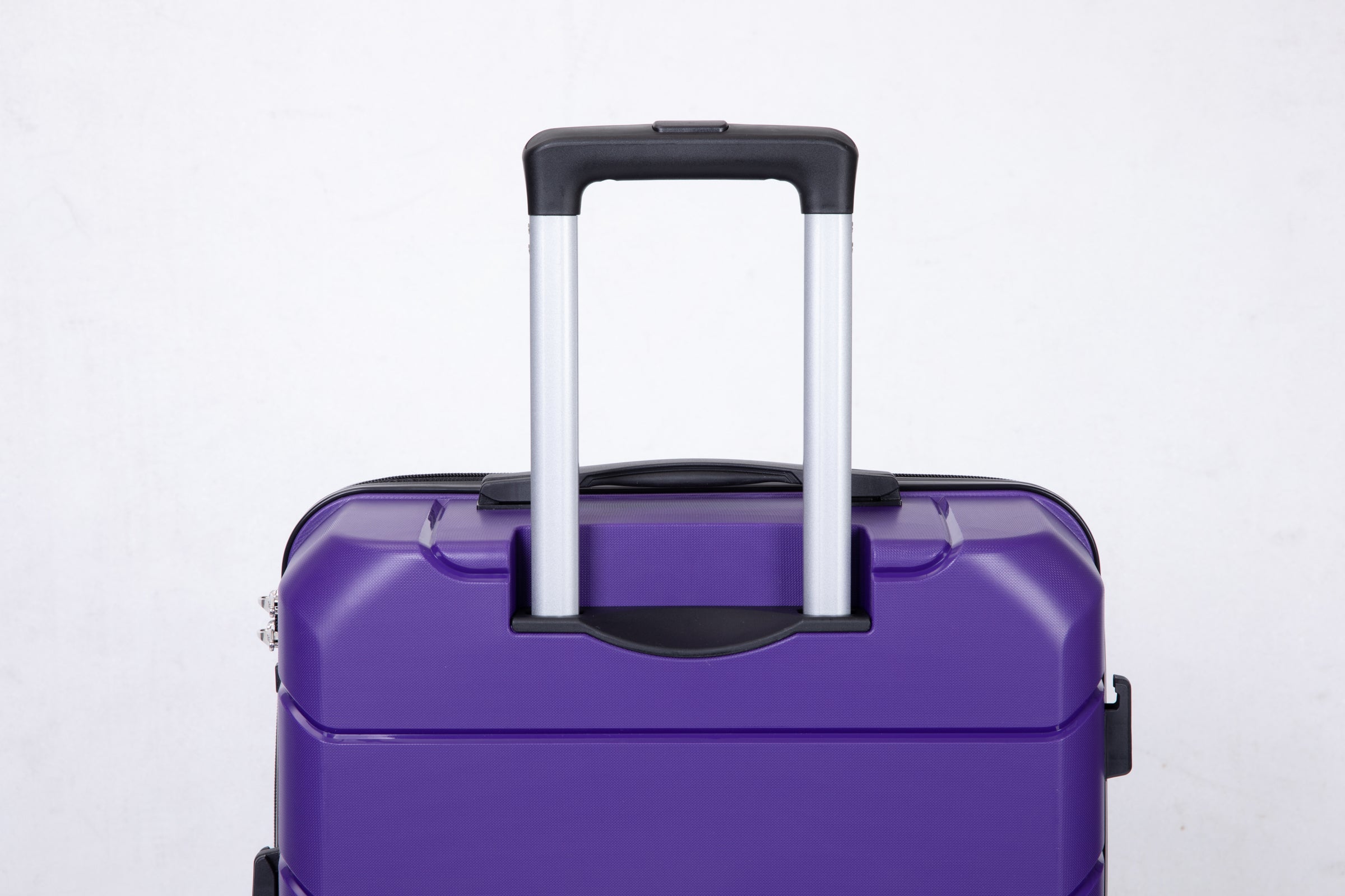 Hardshell Spinner Wheels PP Luggage Set - Lightweight, Durable Suitcase with TSA Lock - 3-Piece Set (20/24/28) - Purple