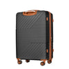 Hardshell Luggage Sets: 3 Piece Double Spinner Suitcase with TSA Lock, Lightweight & Durable, 8 Wheels, Sizes: 20'', 24'', 28''