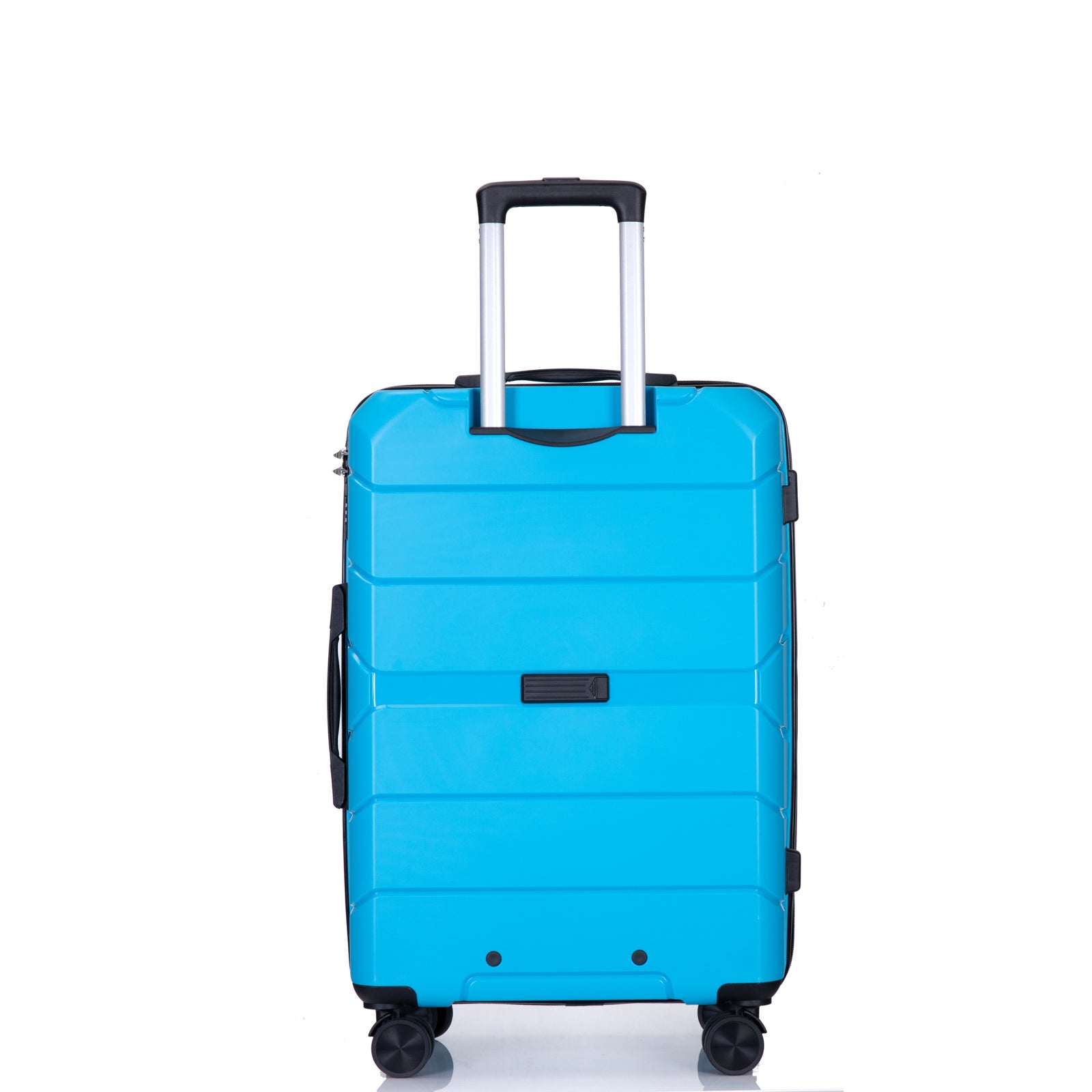 Hardshell Suitcase Spinner Wheels Luggage Sets Lightweight Suitcase With TSA Lock, 3-Piece Set (20/24/28), Light Blue