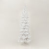 7.5FT White Slim Artificial Christmas Tree - Foldable Metal Stand Included