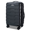 Luggage Sets with Spinner Wheels, ABS+PC Lightweight, TSA Lock (20'/24'/28'), Black