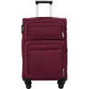 Softside Luggage Expandable 3 Piece Set Suitcase - Lightweight Upright Spinner Softshell Travel Set - Available in Various Colors and Sizes