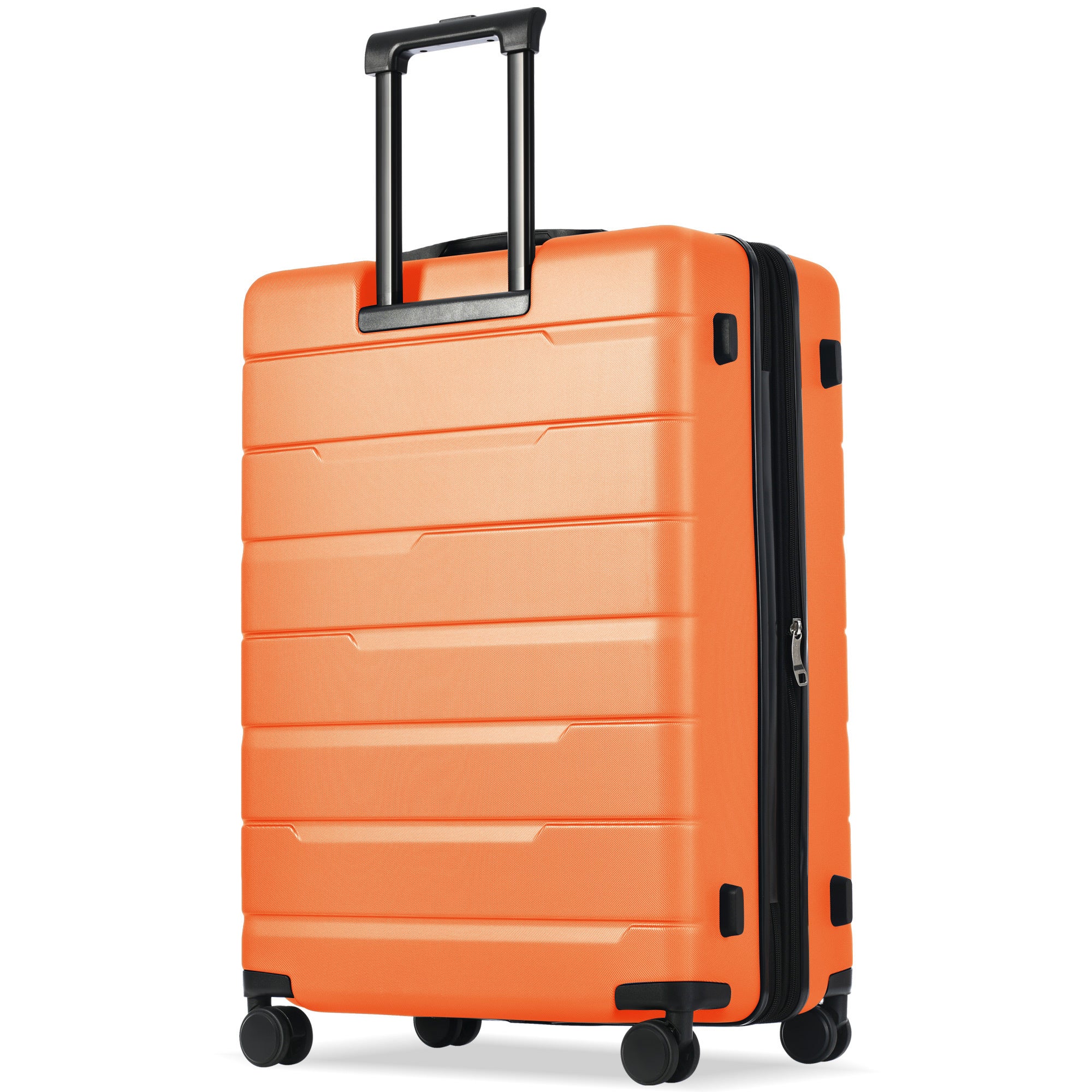 Luggage Sets 3 Piece Suitcase Set - Carry on Airline Approved, Hard Case with Spinner Wheels - Orange 20/24/28