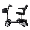 Four Wheel Compact Travel Mobility Scooter - 300W Motor, 300lbs Capacity, Gloss Black