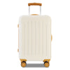 Luggage Set with Spinner Wheels, Lightweight ABS+PC Material, 3 Piece (20/24/28), White