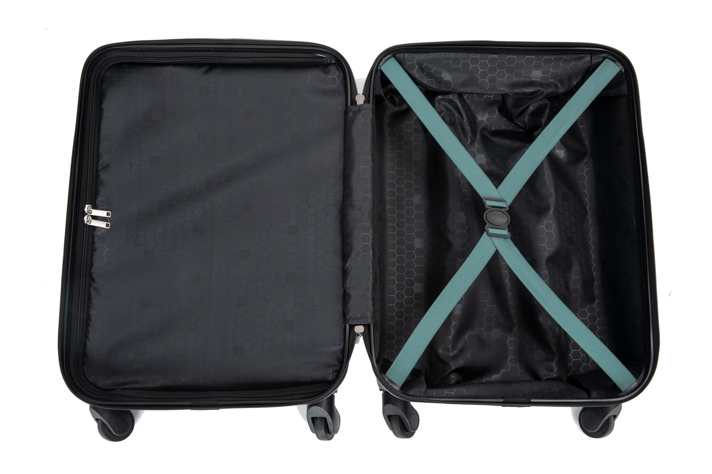 20" Carry on Luggage: Lightweight Spinner Suitcase, Green