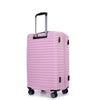 3 Piece Luggage Sets with Hooks, Double Spinner Wheels, TSA Lock (21/25/29) - Lightweight Pink Suitcase for Travel