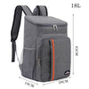 Large Capacity Heat Preservation Backpack Water-Proof Bag Grey - Spacious and Insulated Outdoor Gear for Exceptional Heat Retention