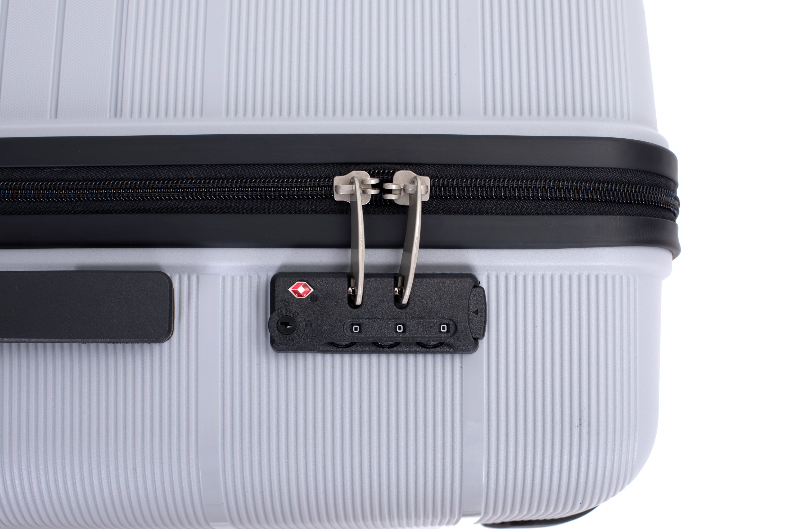 Hardshell Suitcase Double Spinner Wheels, Lightweight, Durable with TSA Lock, 3-Piece Set (20/24/28), Silver