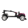 Compact Travel Mobility Scooter with 300W Motor for Adult-300lbs, PLUM