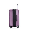 Expandable 3-Piece Lightweight Suitcase Set with Spinner Wheels, TSA Lock - Purple (21/25/29)