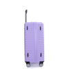 3 Piece Luggage Sets: Lightweight Suitcase with Hooks, 360° Spinner Wheels, TSA Lock, Light Purple (21/25/29)