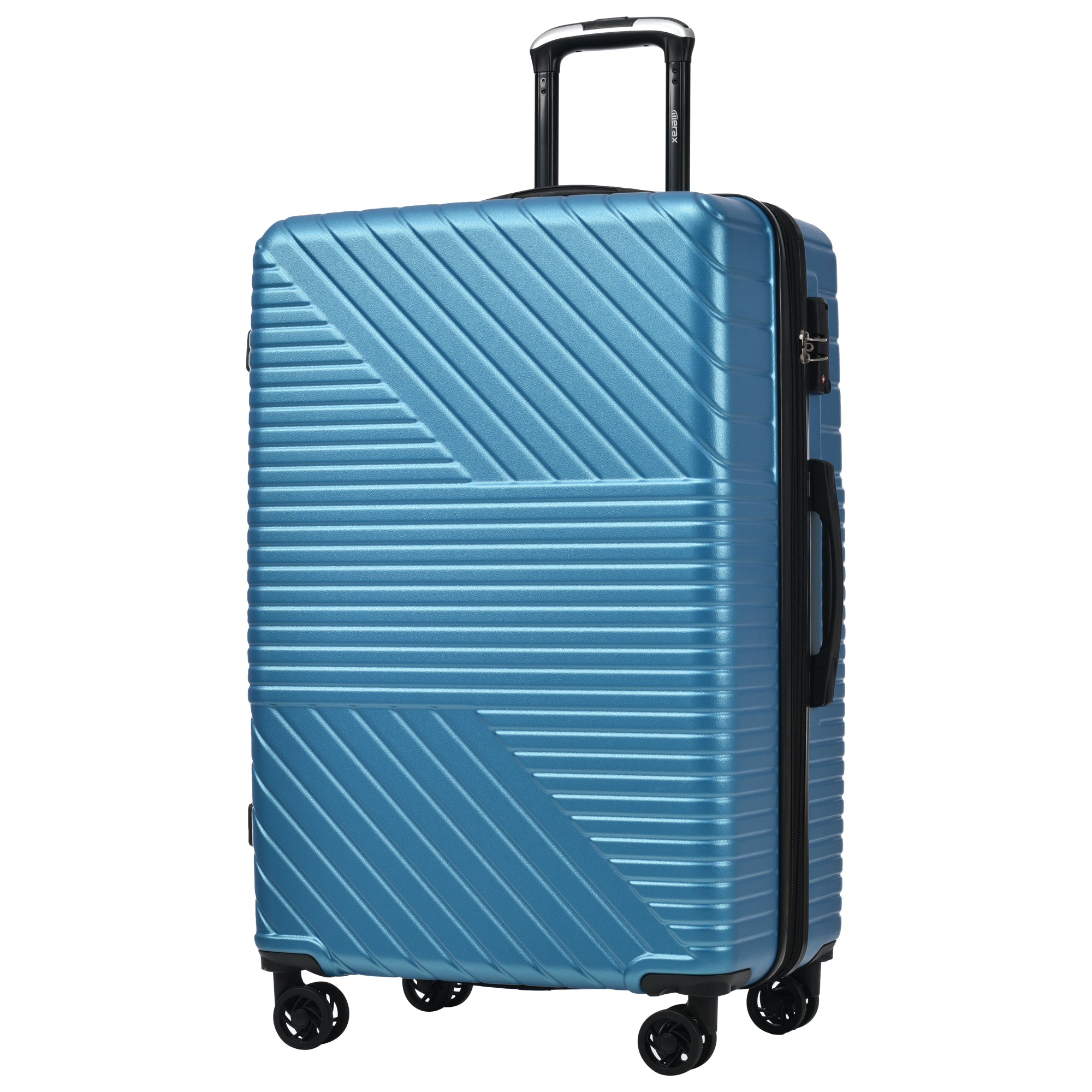 Hardshell Luggage Sets - 3 Piece Double Spinner Suitcase with TSA Lock, Lightweight and 8 Wheels - Available in 20'', 24'', 28'' Sizes