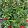 7.5 FT Upside Down Christmas Tree with Artificial Berries, Santa's Legs, PVC Pine Needles: Festive Holiday Pine Tree