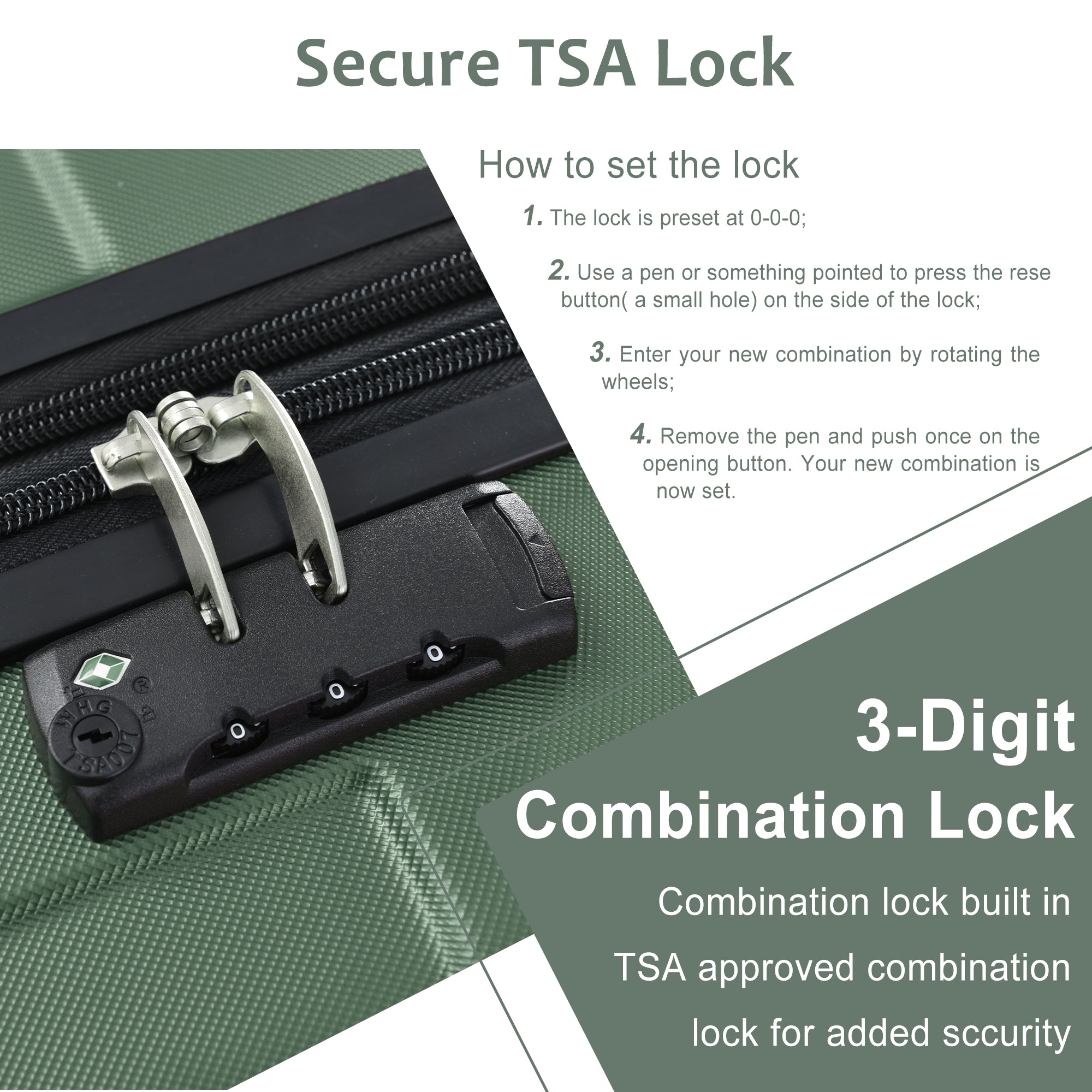 Hardshell Spinner Suitcase with TSA Lock, Lightweight & Expandable, 28'' - Ideal for Traveling - Available in Multiple Colors