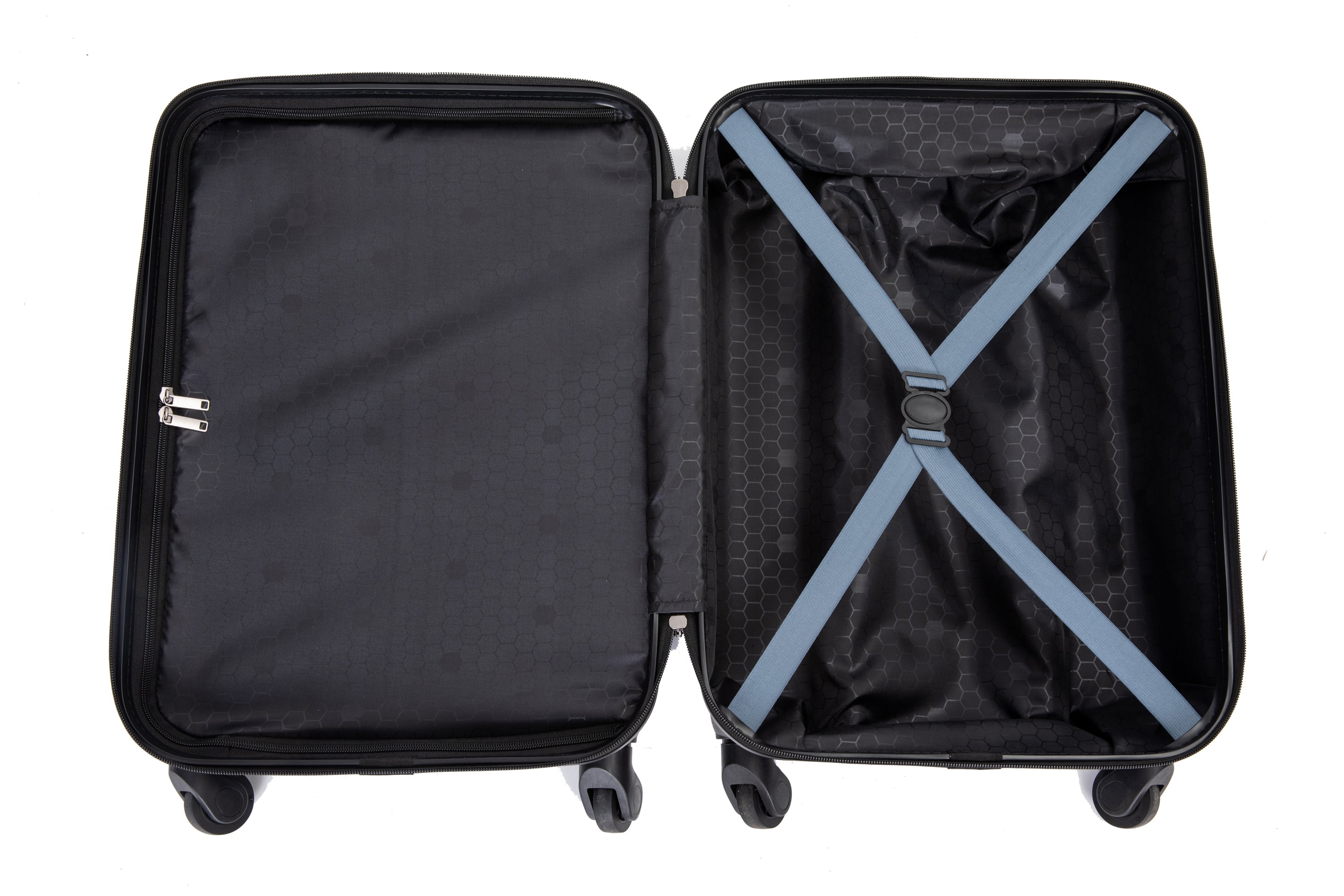 20" Carry on Luggage: Lightweight Spinner Suitcase with Blue Color, Easy Maneuverability