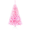 Pre-lit Artificial Christmas 2-Piece Set: 5FT Pink Tree with 6ft Garland X-mas - Festive and Convenient