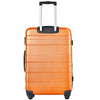 Luggage Sets - Expandable ABS Hardshell 3pcs Clearance Suitcase Sets - Lightweight, Durable, Spinner Wheels, TSA Lock - 20''24''28'' (Orange)