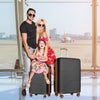 Hardshell Luggage Sets: 3 Piece Double Spinner Suitcase with TSA Lock, Lightweight & Durable, 8 Wheels, Sizes: 20'', 24'', 28''