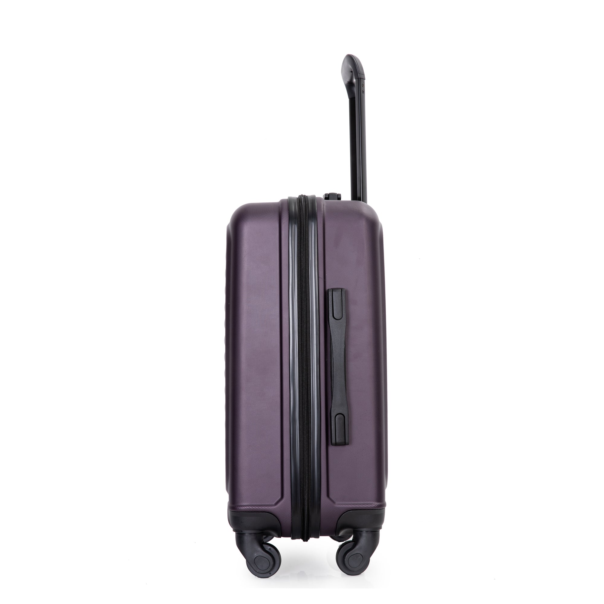 20" Carry on Luggage Lightweight Spinner Suitcase, Purple, Easy Mobility