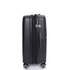 Expandable Hardshell Suitcase Double Spinner Wheels PP Luggage Set, Lightweight & Durable, TSA Lock, 3-Piece (20/24/28), Black