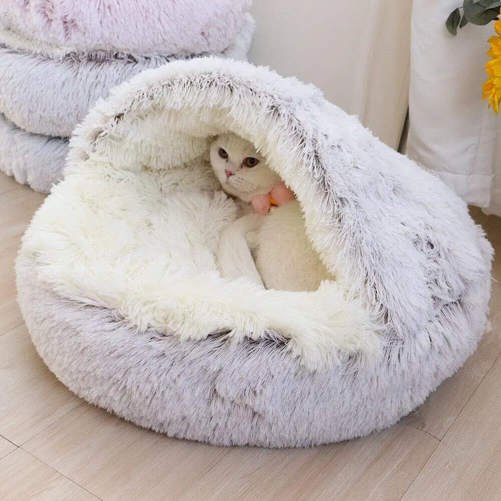 Soft Plush Round Bed Pet Mattress