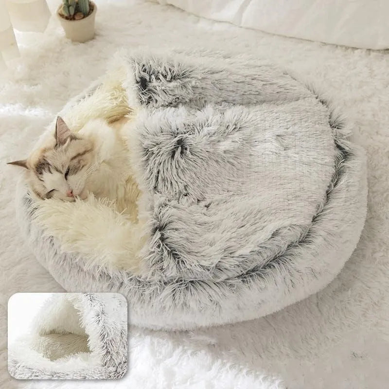 Soft Plush Round Bed Pet Mattress