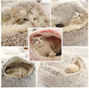 Soft Plush Round Bed Pet Mattress