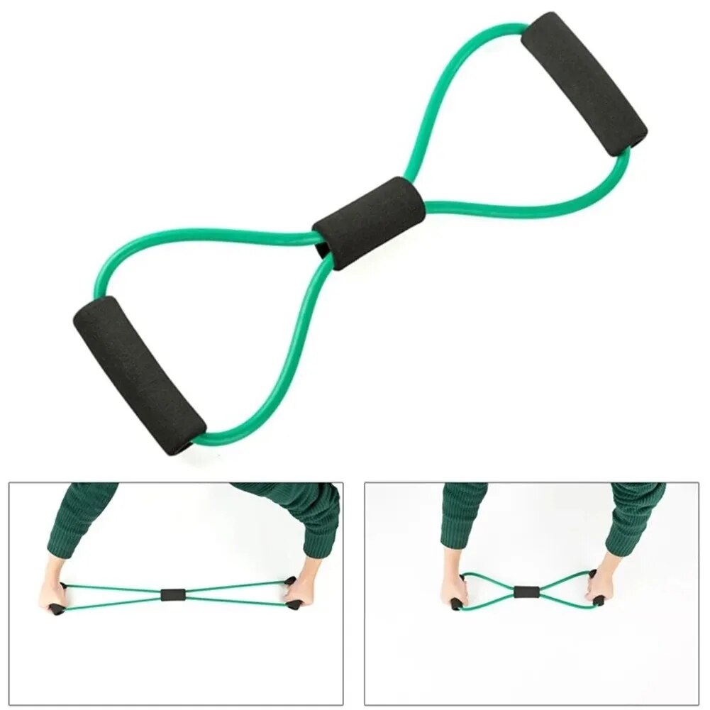 Yoga Resistance Exercise Bands Gym Fitness Equipment