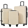 Hardshell Luggage Sets: 3-Piece Double Spinner Suitcase with TSA Lock, Lightweight 20''24''28''