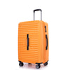 3 Piece Lightweight Luggage Set with TSA Lock, Double Spinner Wheels & Two Hooks - PC+ABS Suitcase (21/25/29) in Orange