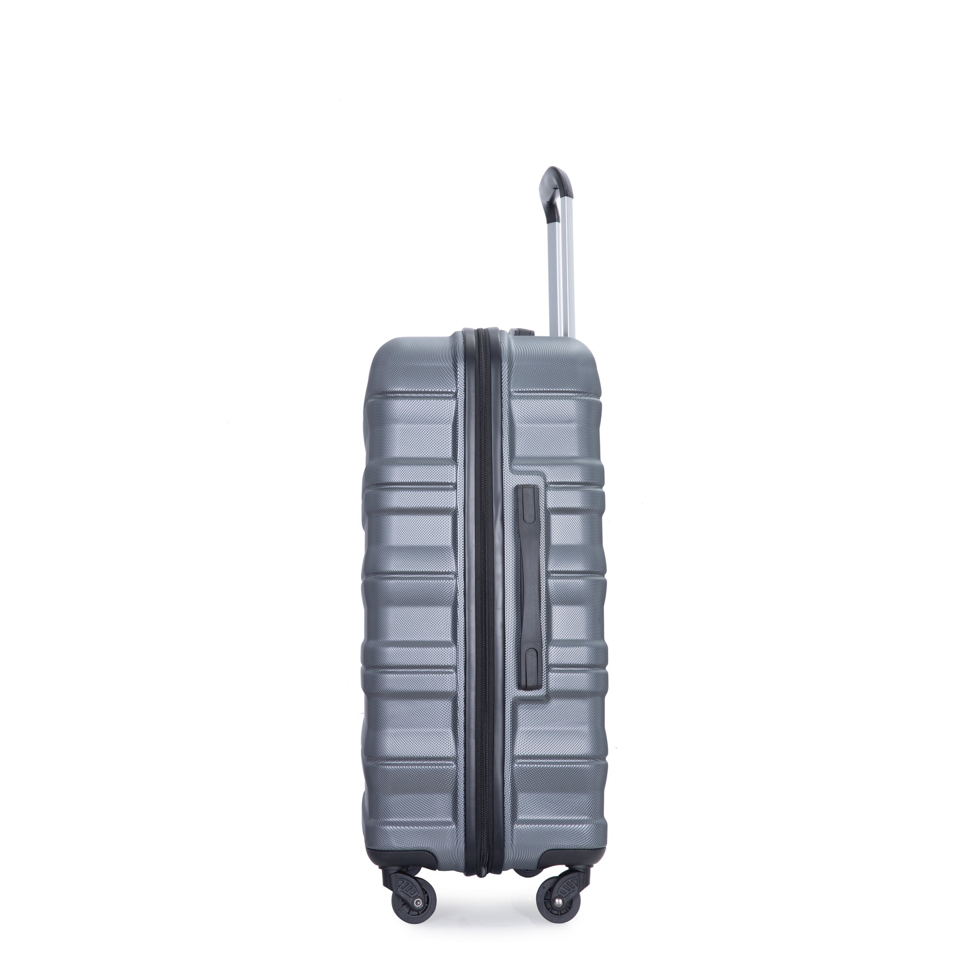 Expandable 3 Piece Lightweight & Durable Luggage Sets with Spinner Wheels, TSA Lock (21/25/29) Gray