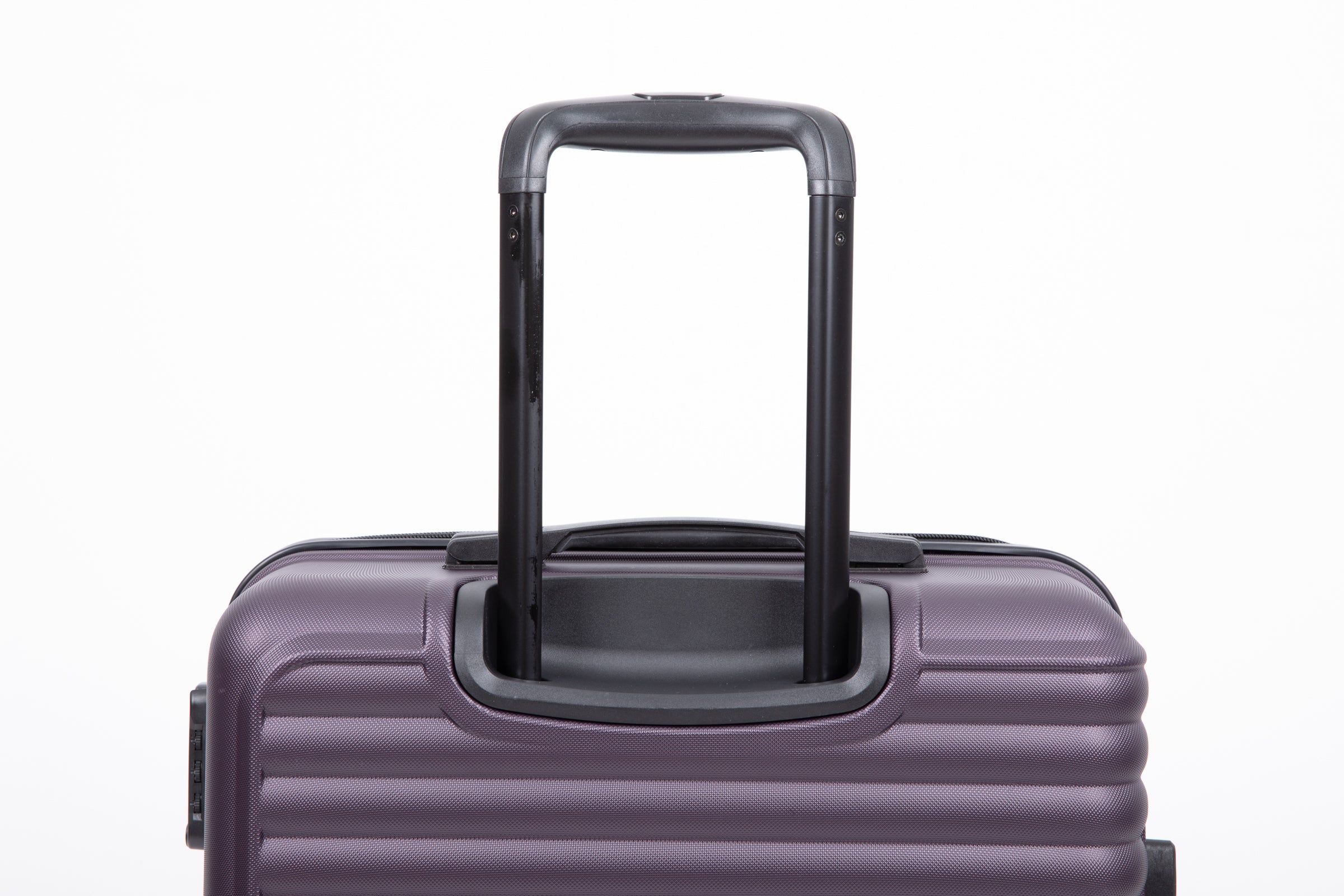 3 Piece Luggage Sets with Spinner Wheels, TSA Lock, Lightweight ABS Suitcase - Purple (20/24/28)