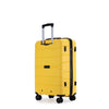 Hardshell Suitcase Spinner Wheels, Lightweight Durable Luggage Sets with TSA Lock, 3-Piece Set (20/24/28), Yellow