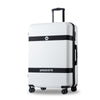 Luggage Sets: Expandable ABS+PC 3 Piece with Spinner Wheels, Lightweight, TSA Lock - 20/24/28, White