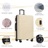 Hardshell Luggage Sets: 3-Piece Double Spinner Suitcase with TSA Lock, Lightweight 20''24''28''