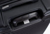 3 Piece Lightweight Suitcase Set with Spinner Wheels, TSA Lock, Two Hooks, (21/25/29) - Black