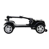 Four Wheel Compact Travel Mobility Scooter - 300W Motor, 300lbs Capacity, Gloss Black