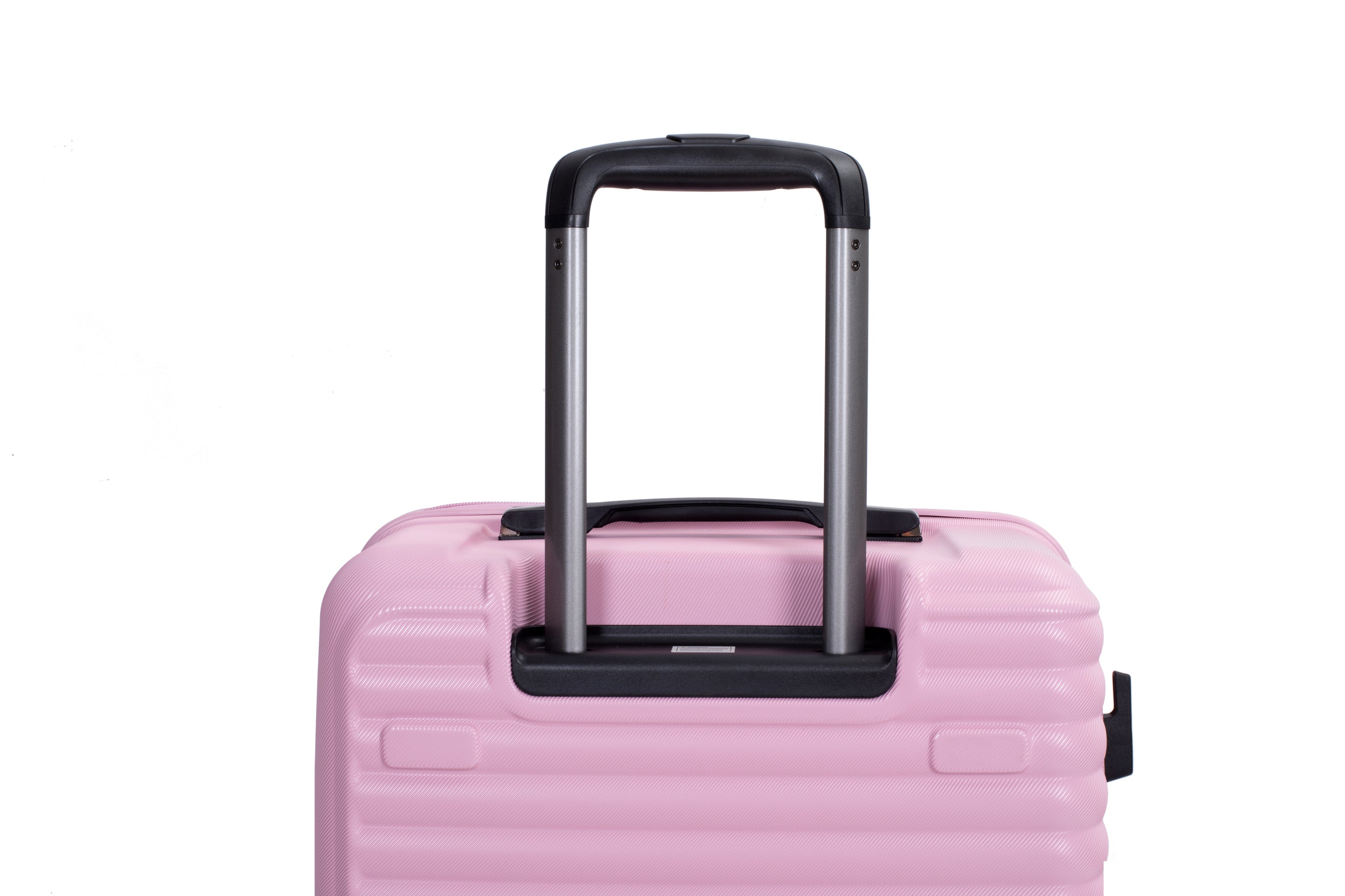 3 Piece Luggage Sets with Hooks, Double Spinner Wheels, TSA Lock (21/25/29) - Lightweight Pink Suitcase for Travel