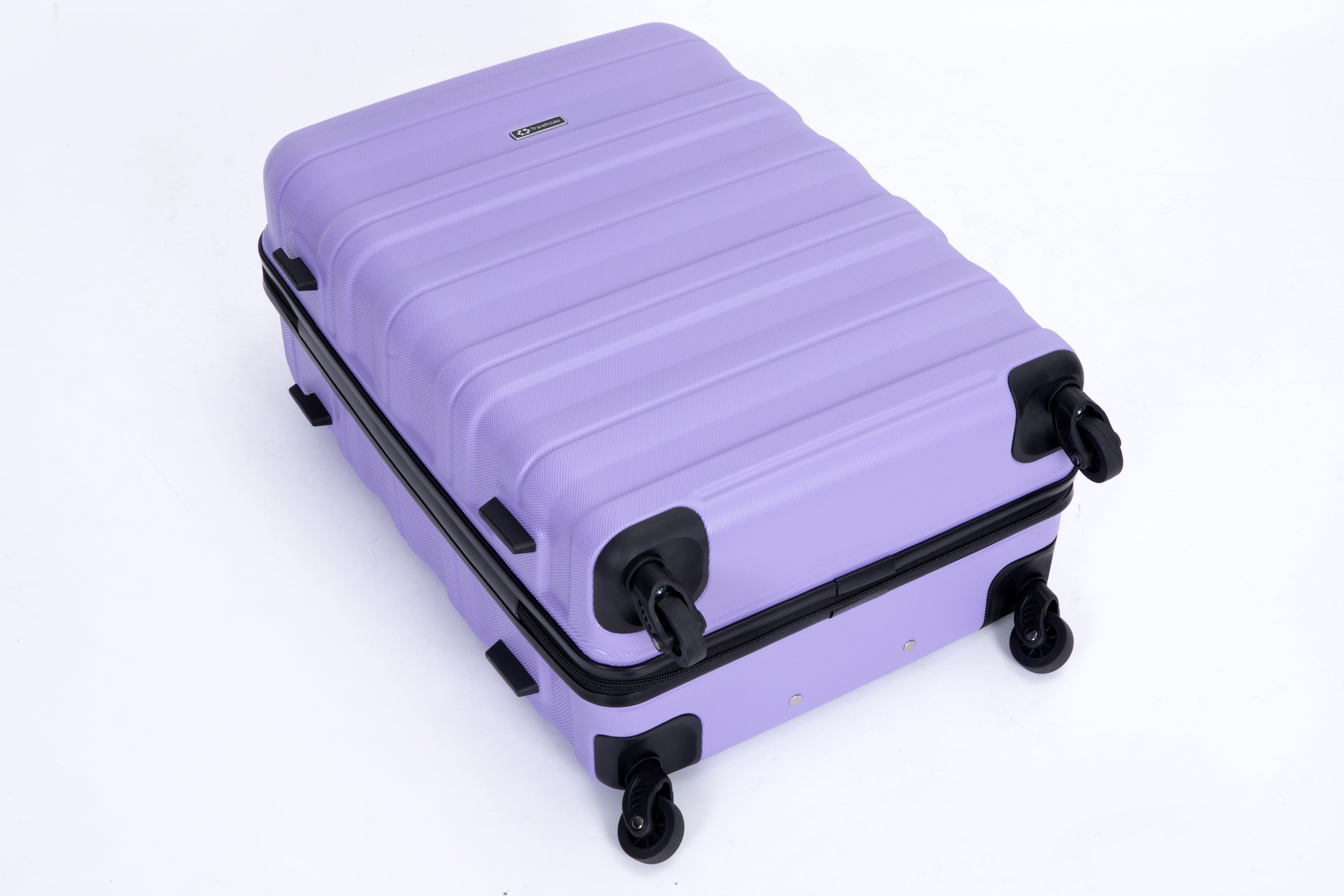 Expandable Lightweight & Durable 3 Piece Luggage Set with Spinner Wheels, TSA Lock, Hooks - Purple (21/25/29)