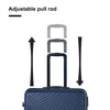 3-Piece Lightweight ABS Luggage Set with Hooks, Spinner Wheels, TSA Lock - Navy (20/24/28)