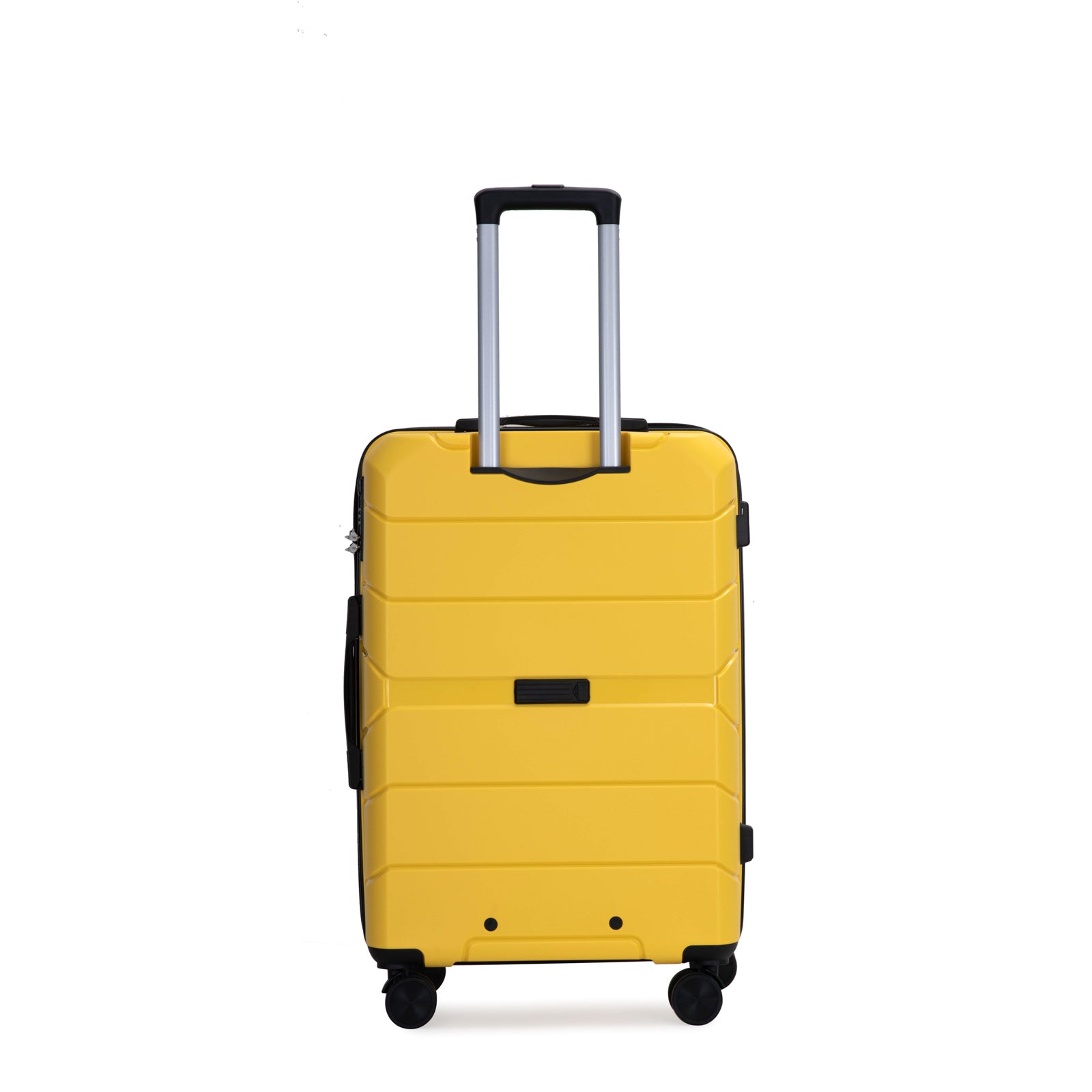 Hardshell Suitcase Spinner Wheels, Lightweight Durable Luggage Sets with TSA Lock, 3-Piece Set (20/24/28), Yellow