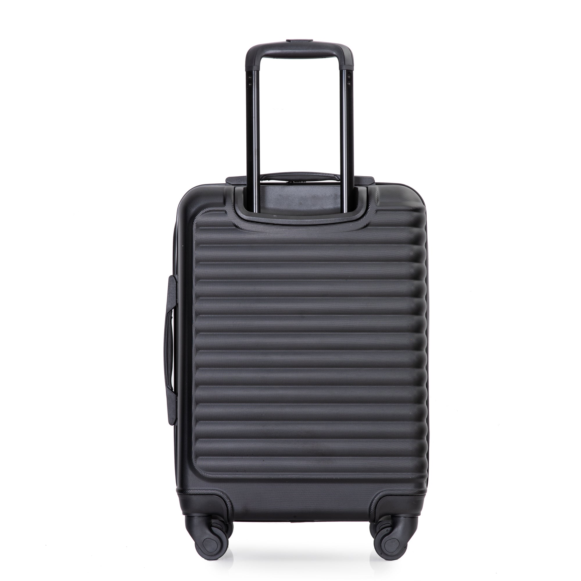 20" Carry on Luggage: Lightweight Spinner Suitcase, Black