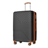 Hardshell Luggage Sets: 3 Piece Double Spinner Suitcase with TSA Lock, Lightweight & Durable, 8 Wheels, Sizes: 20'', 24'', 28''