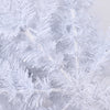 7.5FT White Slim Artificial Christmas Tree - Foldable Metal Stand Included