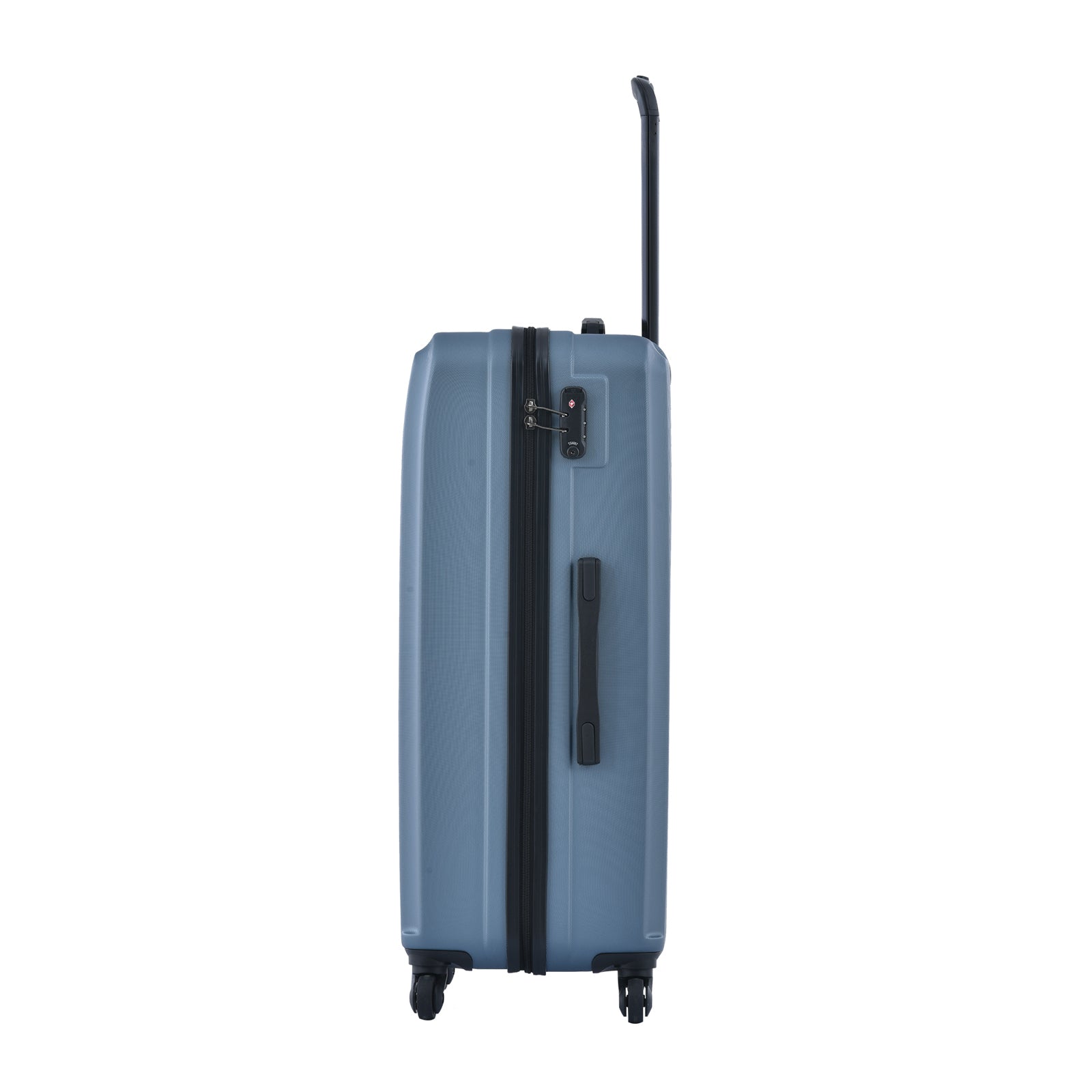 3 Piece ABS Lightweight Suitcase with Spinner Wheels, TSA Lock, Blue (20/24/28) - Convenient & Secure Travel Luggage Sets